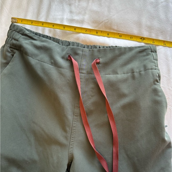 Figs Olive Green Scrub Pants Drawstring Waist - Picture 7 of 7